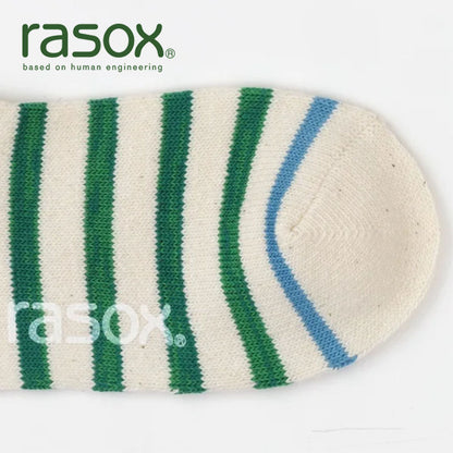 rasox ラソックス コットン 春夏カラー L字型靴下 足にフィットする快適ソックス 靴下