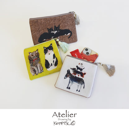 Atelier KOTETSU クッションポーチ 
