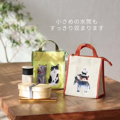 【公式】Atelier KOTETSU ランチバッグ | 動物柄 かわいい お弁当袋