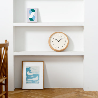 電波時計 Clair CLOCK OAK -renewal- ナチュラルで上品な印象