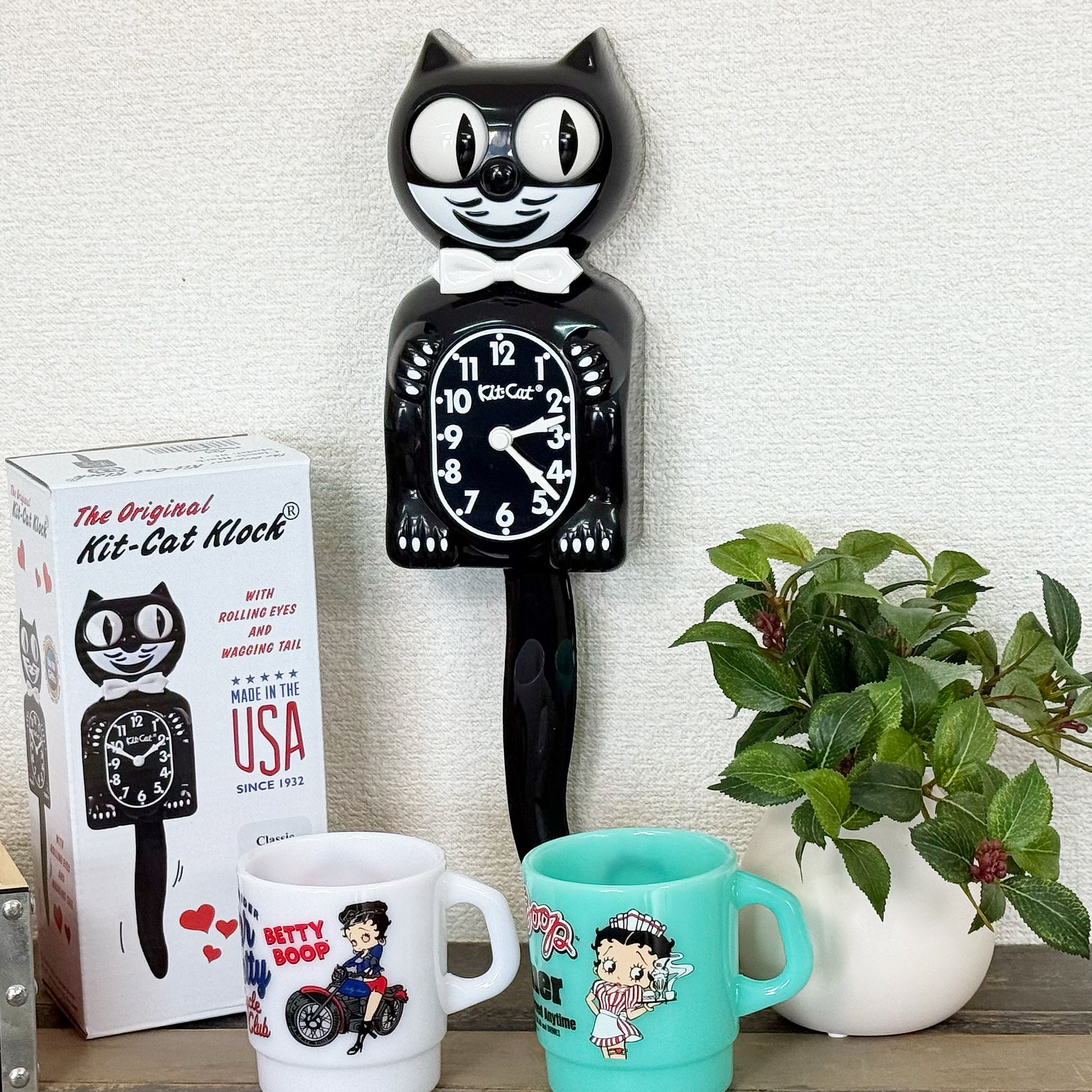 Kit-Cat Klock キットキャットクロック
Classic Blackイメージ画像