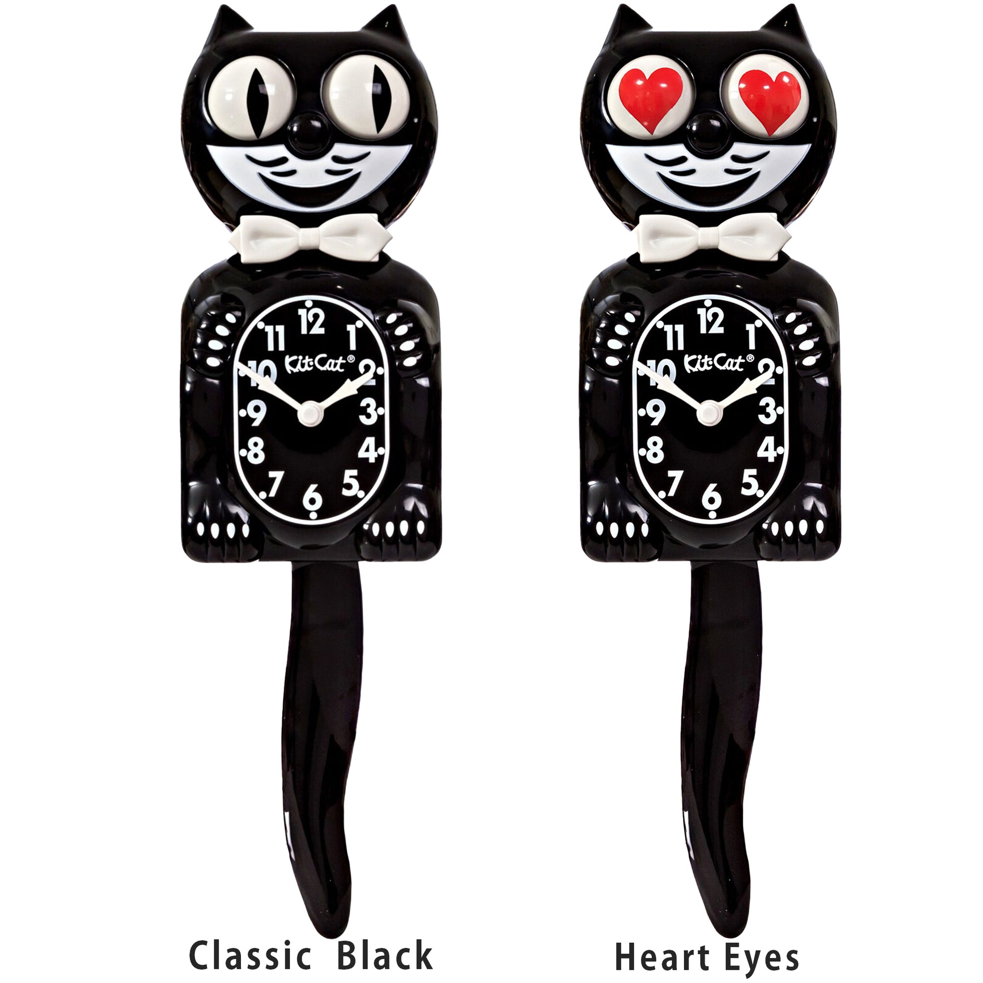 Kit-Cat Klock キットキャットクロック種類
Classic Black　Heart Eyes　