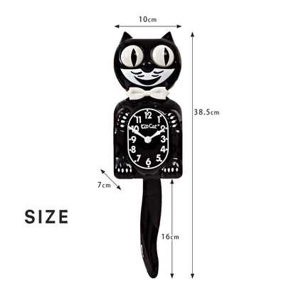Kit-Cat Klock キットキャットクロックのサイズ　高さ38.5cm　幅10cm　奥行き7cm